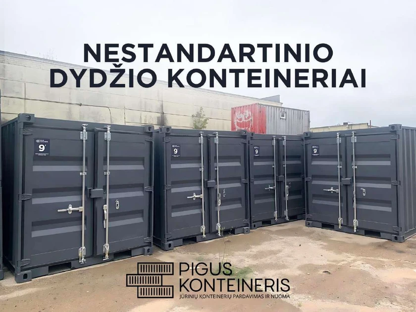  Kreipkitės dėl nestandartinių konteinerių jau šiandien!