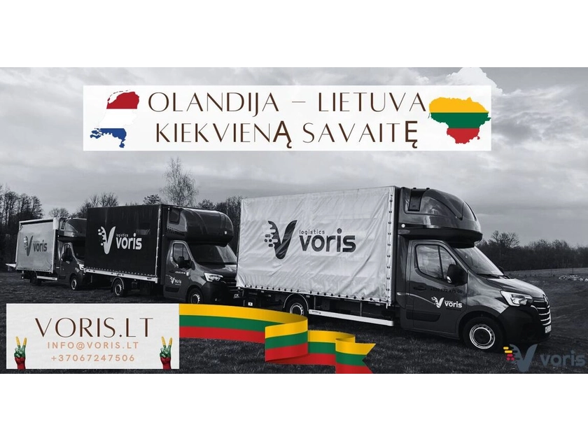 Greiti ir patikimi krovinių pervežimai Olandija–Lietuva