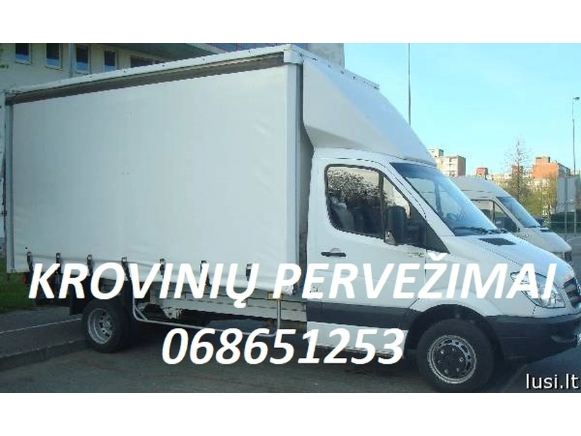  Pervežame krovinius iki 2 t. Klaipėdoje ir po Lietuvą