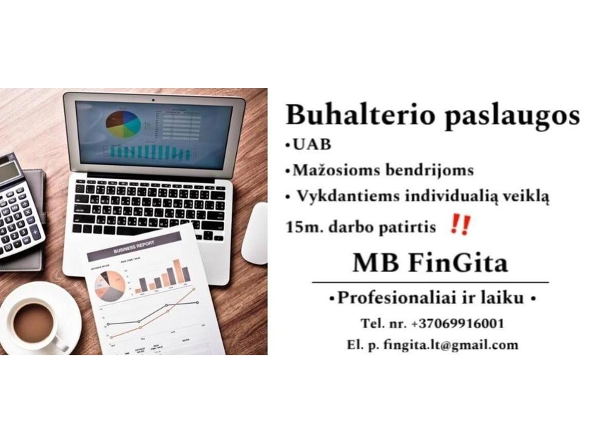  Profesionali buhalterija jūsų verslui