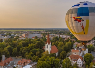 Skriskite oro balionu – pamatykite Šilutę iš aukščio!