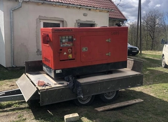 27 kW generatorius su priekaba – paros kaina tik 50 €!