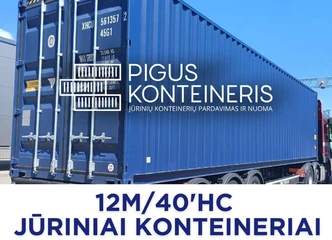 Patikimi 12m jūriniai konteineriai Klaipėdoje – sveiki atvykę!