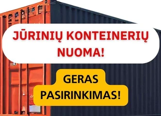 Teiraukite dėl jūrinių konteinerių nuomos jau šiandien!