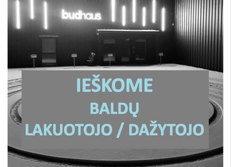 Nestandartinių baldų dažytojas/lak Schulės kokybės dažymui