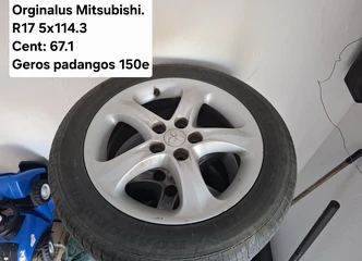 Originalūs Mitsubishi ratai R17: puikiai tinka jūsų automobiliui!