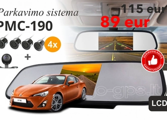 Pmc-190 parkavimo sistema – tik 89 eur!